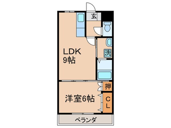 ローズフェアリー２の物件間取画像